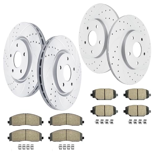Acinoparts Front & Rear Brake Kit for Chrysler Town & Country Dodge Grand
