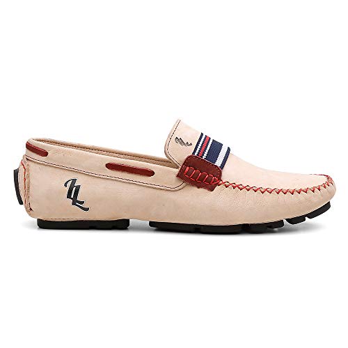 Mocassim Masculino Em Couro Legitimo Fire Cor:Branco;Tamanho:43