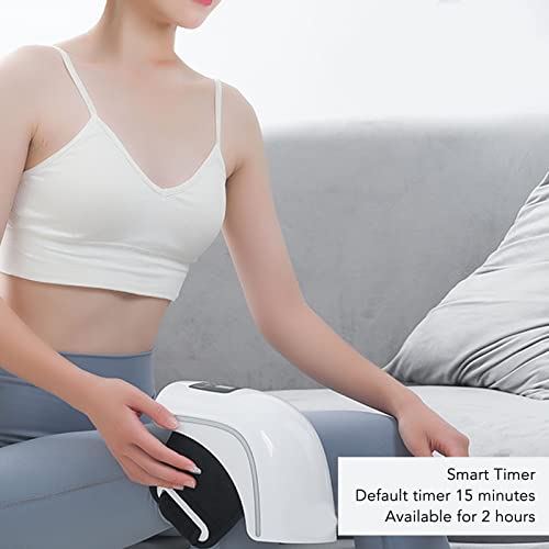 Anggrek Cordless Heating Knee Massager, Heating Knee Brace Wrap Kneading Knee Massage Machine With Compression Led Screen Wearable Vibration #TOP3