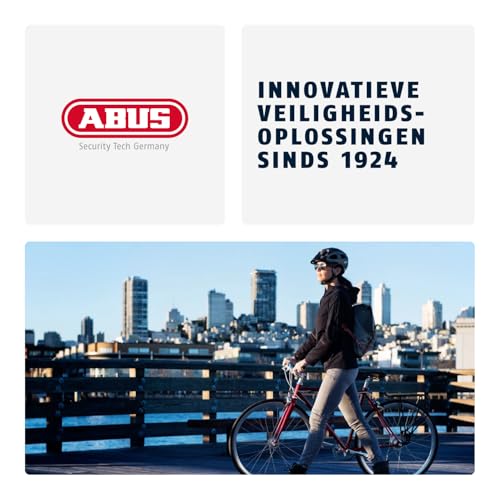 ABUS Kettenschloss Steel-O-Chain 4804C Symbols – Zahlenschloss für Kinderfahrräder – ABUS-Sicherheitslevel 3 – 75 cm – Rot – Ansicht 4