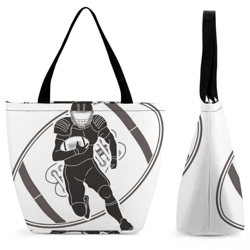 Sac de shopping football américain pour vos week-ends et voyages de mode en ville