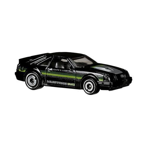 Hot Wheels 84 Mustang SVO 1:64 Negro miniatura 3