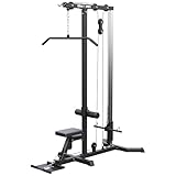 GORILLA SPORTS® Latzugstation - Verstellbar, inkl. diverse Zubehörteile