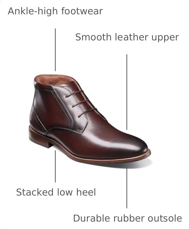 Image of Florsheim Men's, Rucci Plain Toe Chukka Boot