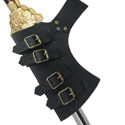 Funda de sable – Rana de sable ajustable de piel sintética | Accesorios de cinturón de espada para hombre, accesorios históricos para disfraz de adulto