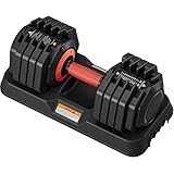 【SYSTÈME D'ADJUSTEMENT RAPIDE】 Notre haltère musculation avec un réglage du poids en 1 seconde, il suffit de tournez simplement la poignée à gauche ou à droite pour rajouter ou enlever du poids. Profitez d'un réglage plus rapide et plus fluide et gagnez en efficacité d'entraînement!