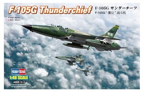 Hobby Boss F-105G Thunderchief Airplane Model Building Kit
