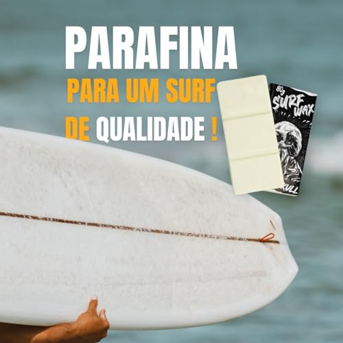 Parafina Prancha De Surf + Raspador + Chavinha + Chaveiro + Estojo - Kit Surf Redskull
