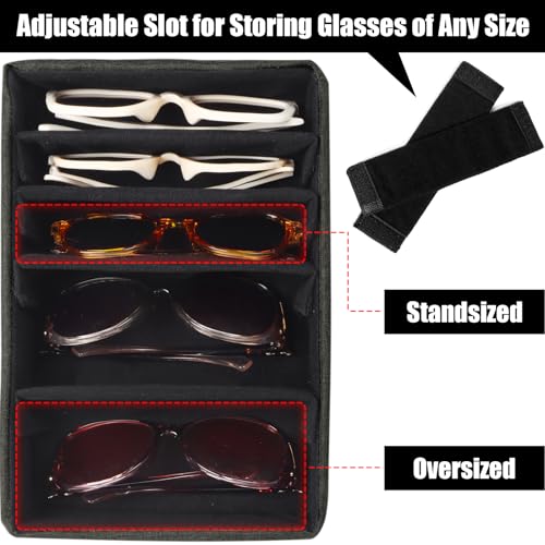 Image of Bukere Eyeglasses Storage Display Case Organizer