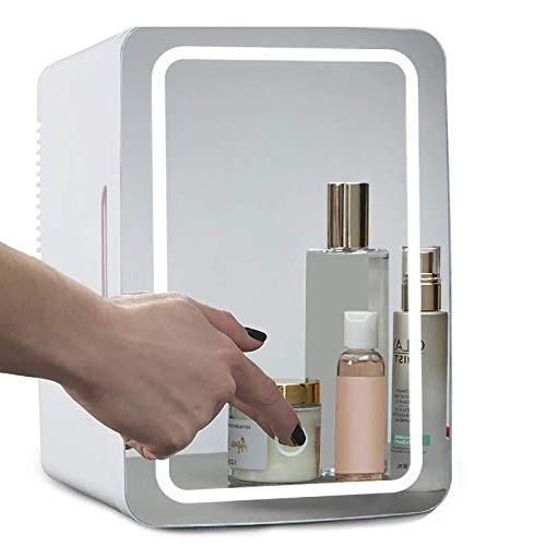 Preisvergleich Produktbild Mini Makeup Beauty KüHlschrank, 8L Tragbarer Kosmetischer KüHlschrank, Hautpflege-KüHlschrank Mit Led-Licht, KüHler / WäRmer KüHlschrank, Verwendet FüR Beauty-Hautpflege Zu Hause, Auto