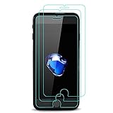 iPhone 7 Plus Screen Protector, J&D Glass Screen Protector [Tempered Glass] HD Clear Ballistic Glass Screen Protector for Apple iPhone 7 Plus - Protect Screen From Drop and Scratch (3 Packs)