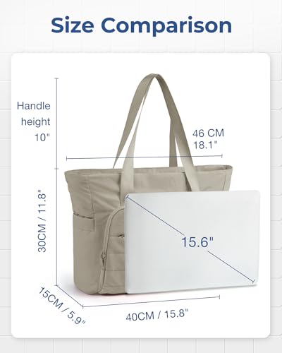 BAGSMART Lightweight Tote with Yoga Strap