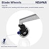 Nouhaus Ergo3D Ergonomic Office Chair Lumbar Support Mesh Office Chair with 4D Adjustable Armrest, Adjustable Headrest and Wheels, Mesh High Back Home Office Desk Chairs(Black)