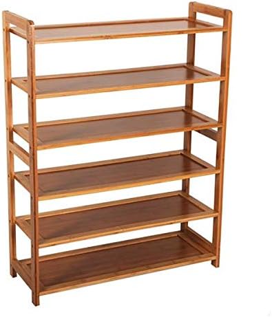 6 Tier Shoe Rack Bench, Shoe Organizer or Entryway Bench, Perfect for Shoe Cubby, Entry Bench, Bathroom Bench, Entryway Organizer, Hallway or Living Room (Brown4)