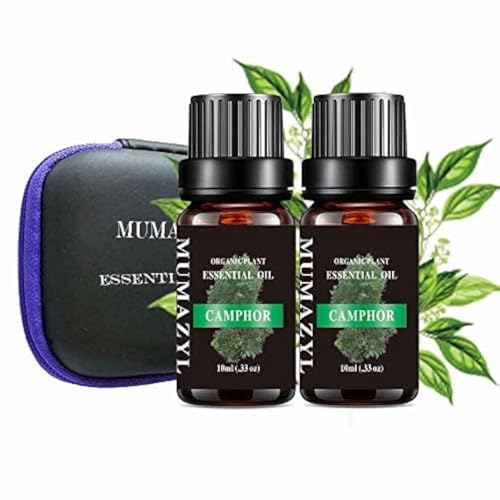 Camphor Essential Oil Set, Organic Plant Natural 100% Pure Grade