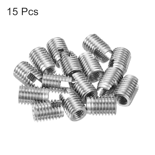 Insert fileté auto-taraudeuse M6 inox 303 usinage de précision uxcell - 3