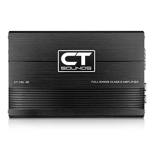 Image of CT Sounds CT-150.4D Full-Range Class D 4 Channel Car Audio Amplifier, 1000 Watts RMS