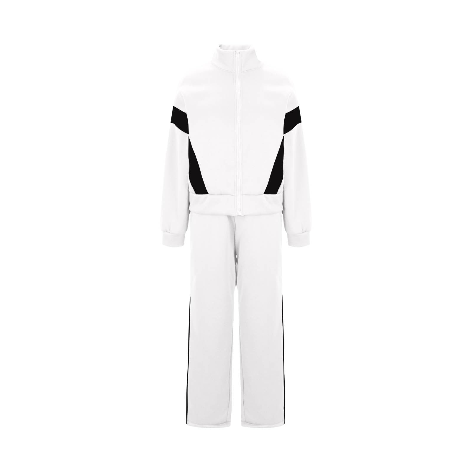 Tuta Sportiva Donna Completa 2 Pezzi Invernale in Pile Jogging Ginnastica