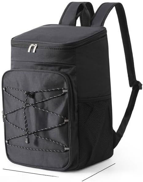 Thermal Cooler Backpack for Camping, Hiking, Fishing, Outdoor Activities, Gray
