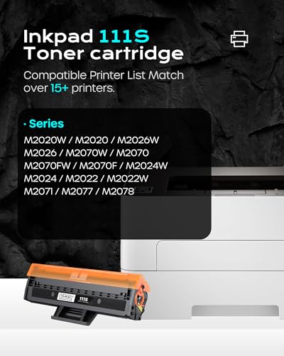 Toner laser iNKPAD 111s-2b Cartouche de toner compatible pour documents nets
