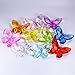 SPRMUD 10 PCS Big Size Butterfly Acrylic Gems, Colorful Shiny Crystal for Children Boys Girls Kids Decoration/Family/Party/School/Kindergarten Game/Reword/Gift/Education