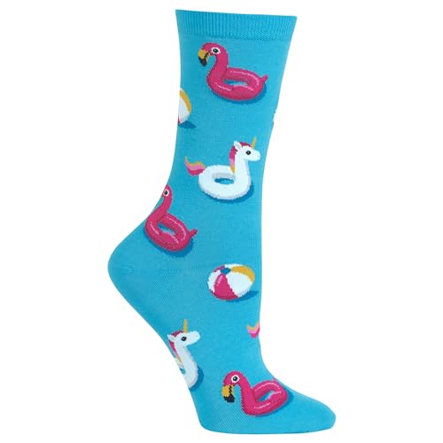 Hot Sox Women's Fun Pop Culture & Celebration Crew Socks