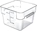 Carlisle 10724AF07 StorPlus Square Container Only, Polycarbonate, 12 quart, Purple