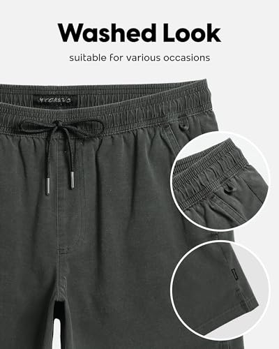 maamgic Men's Swim Trunks with Compression Liner 5.5 inch Beach Shorts Quick Dry Bathing Suits with Zipper Pocket Grey X-Large2