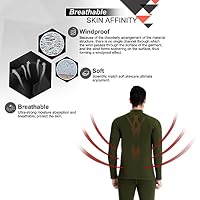MEETWEE Thermounterwäsche Herren Atmungsaktiv Männer Thermo Funktionswäsche Winter Skiunterwäsche Unterwäsche Thermounterhemd Thermounterhose Base Layer Ski Winter Sport – Ansicht 5