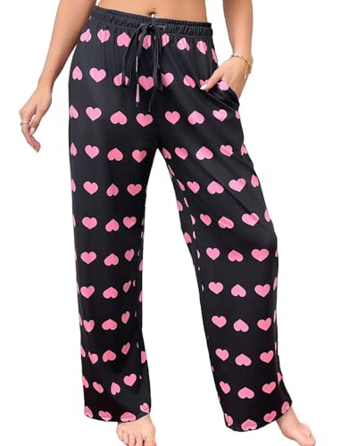 Image of X-Image Women Comfy Casual Pajama Pants with Pockets & Drawstring