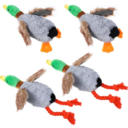 Set 4 juguetes sonoros para perros pequeños y medianos