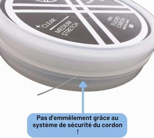 LMAB Fluorocarbone 100 Pro - de 0,15 mm à 1,00 mm, Made in Japan, extrêmement résistant, Bas de Ligne, Tête de Ligne, Ligne de Guidage Invisible, Fluorocarbon (0,40 mm | 10,8 kg | 30 mètres) – vue 4