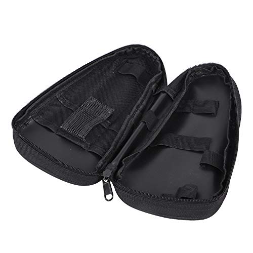 Bolsa de herramienta ovalada negra para motocicleta en nylon para Harley Dyna Softail Touring Electra Glide Road King miniatura 4