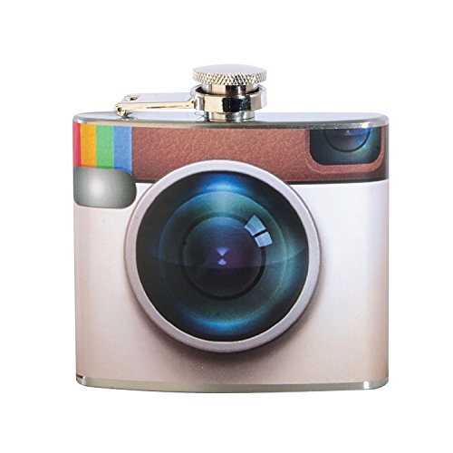 Camera 5 oz. Stainless Steel Flask