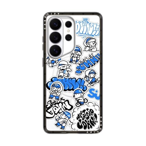 CASETiFY �R���p�N�g for Samsung Galaxy S26 Ultra �P�[�X [MagSafe�Ή�/���^ �y��/�ϏՌ�] - mini John - �u���b�N