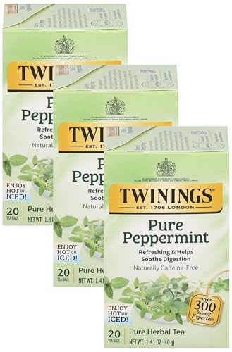 Té de hierbas menta 20 bolsitas pack de 3 miniatura 1