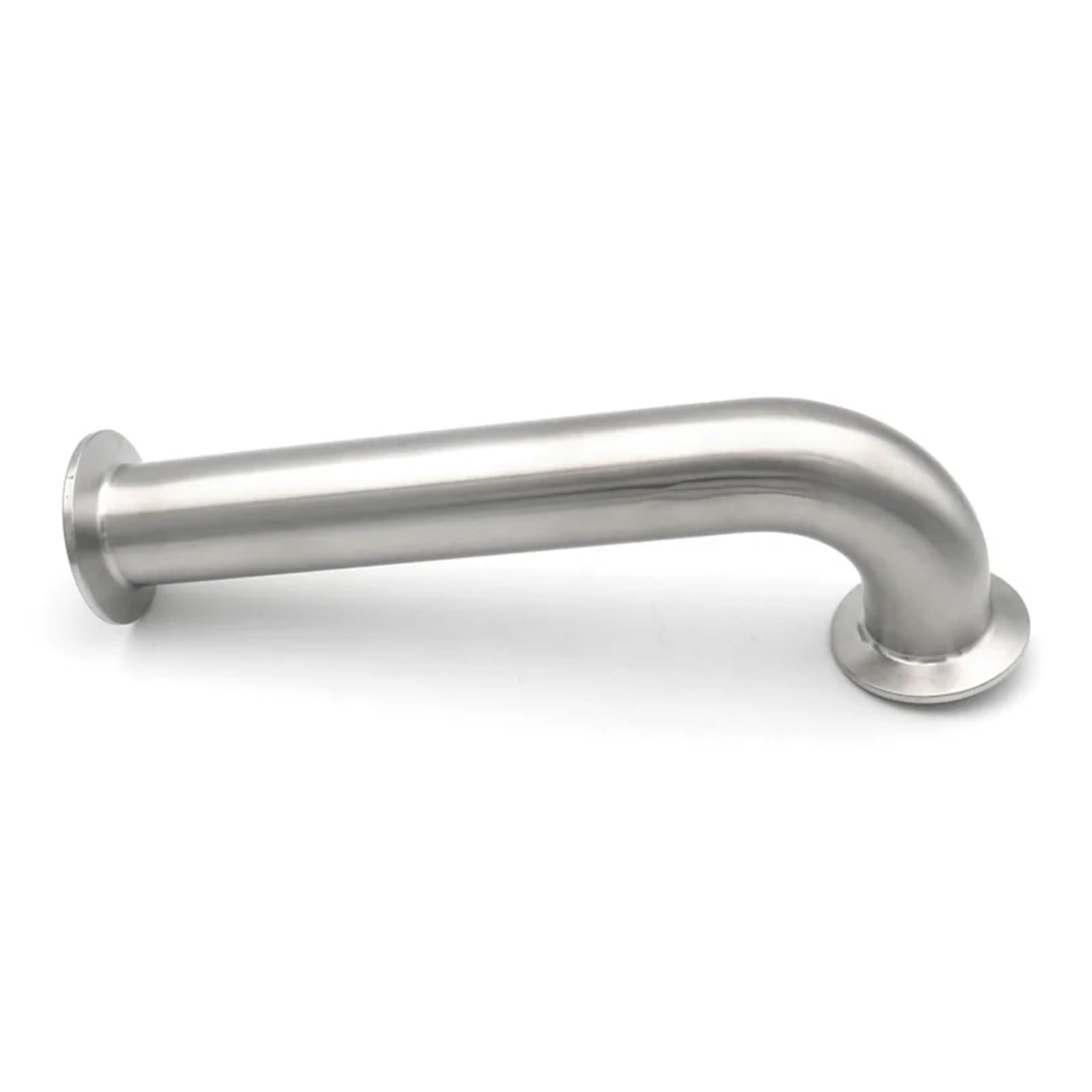 Codo de 90 Grados de Acero Inoxidable 304, Abrazadera Triple, extensión Larga, 25, 38 y 51 mm, Accesorio for tubería de 1", 1,25", 1,5" y 2"(OD38x50.5 L457mm)