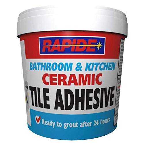 Rapide Bathroom & Kitchen Ceramic Tile Adhesive 1kg : Amazon.co.uk: DIY ...