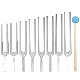 Se pueden utilizar 8 diapasones de diferentes frecuencias como el estándar de afinación para instrumentos musicales.
