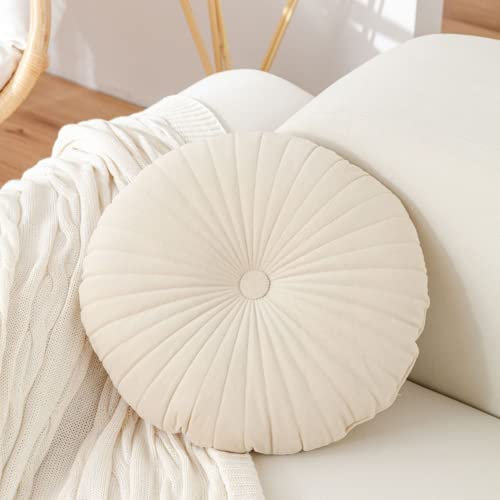 NatureMan Round Throw Pillow, Velvet Decoration Small Pillow - Image 2