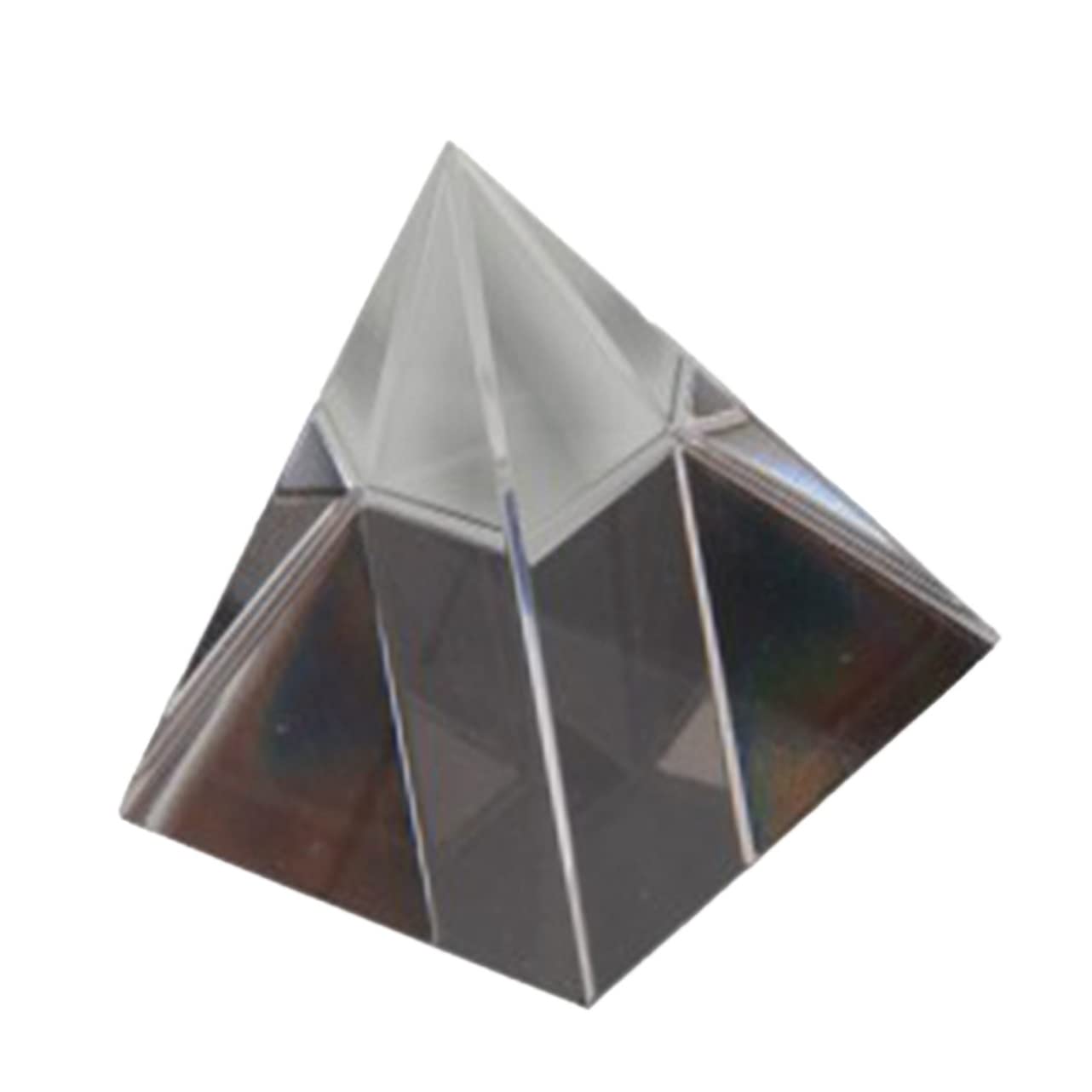 Cabilock Kristallprisma 80mm Optisches Glas in Vierseitiger Pyramidenform