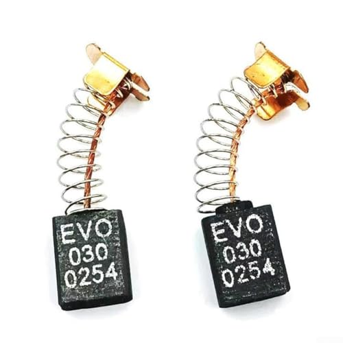 ZYNCUE 2 pares de cepillos de carbono, piezas de repuesto para sierra ingletadora deslizante Evolution RAGE 3s y Fury 3S, 210 mm