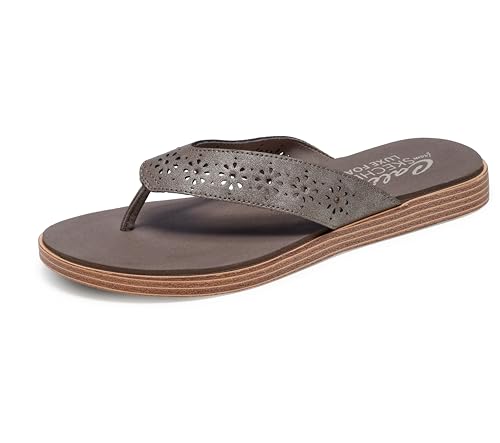 Skechers Tongs Summer Cove pour femme en toile noire et semelle confort