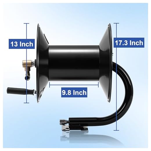 M MINGLE 200ft Pressure Washer Hose Reel