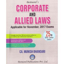 Munish Bhandari's Corporate & Allied Laws for CA Final November 2017 Exams