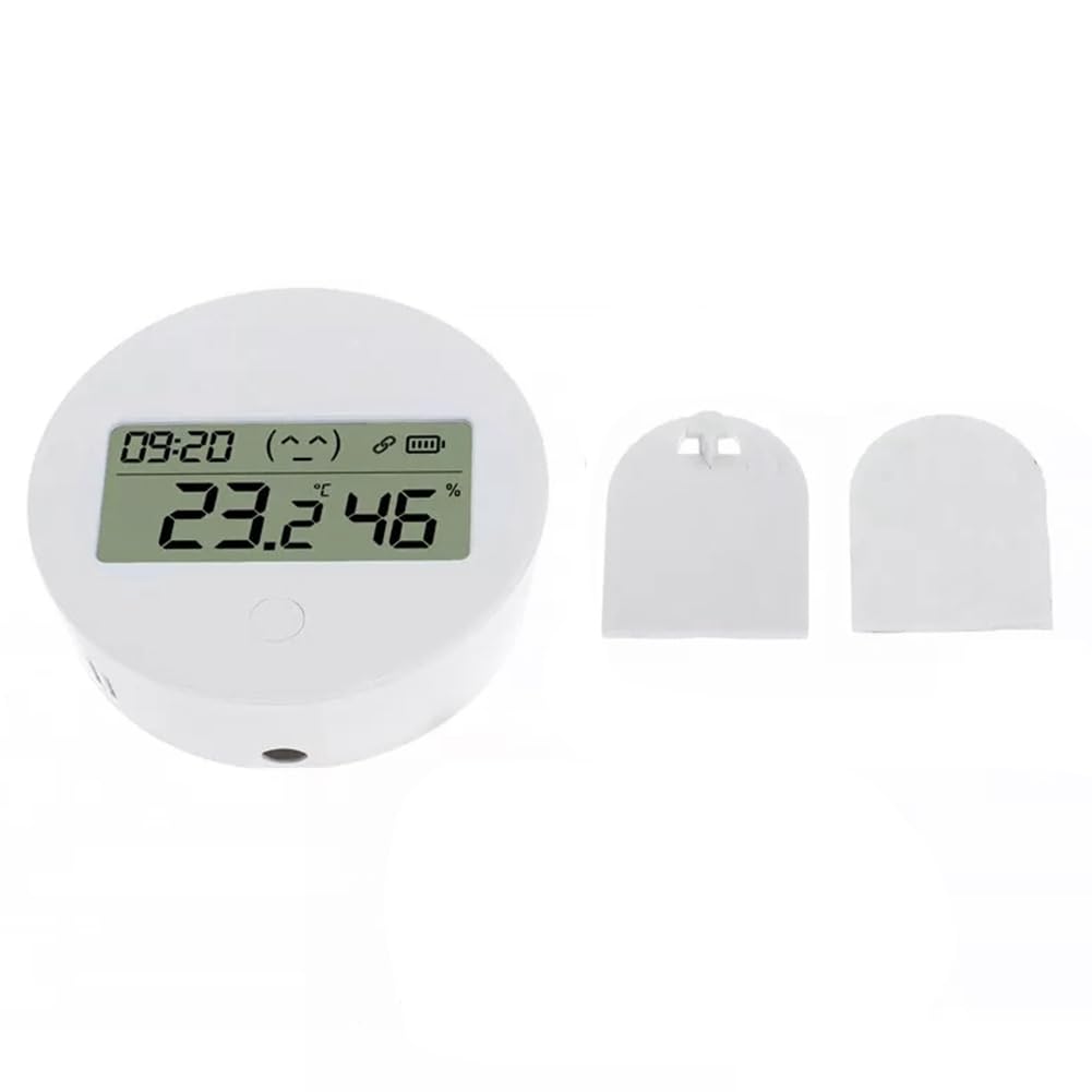 Wuden Smart Temperature and Humidity Sensor LCD Screen Display Temperature and Humidity Sensor Voice Assistant Compatible