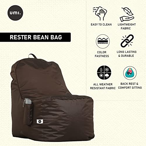 Image of Amazon Brand - Umi. All Weather /Outdoor Rester Bean Bag Cover (Without Beans) Brown, Size- XXXL