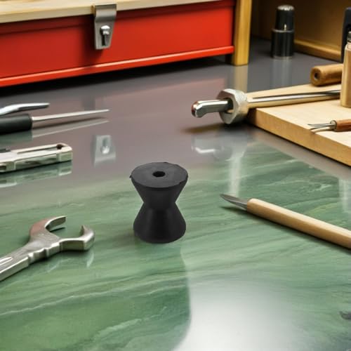 Rouleau de remorque de bateau noir pour éviter les secousses