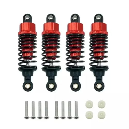 RC�V���b�N Compatible With Tamiya For TT02 TT02d M05 M06 1/10 RC�J�[�A�b�v�O���[�h�����A�N�Z�T���[�p�[�c�A���~�����V���b�N�A�u�\�[�o�[(Red)