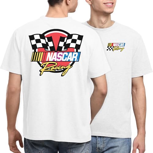 NASCAR Racing Logo - Unisex Adult NASCAR Fan T-Shirt for Men & Women